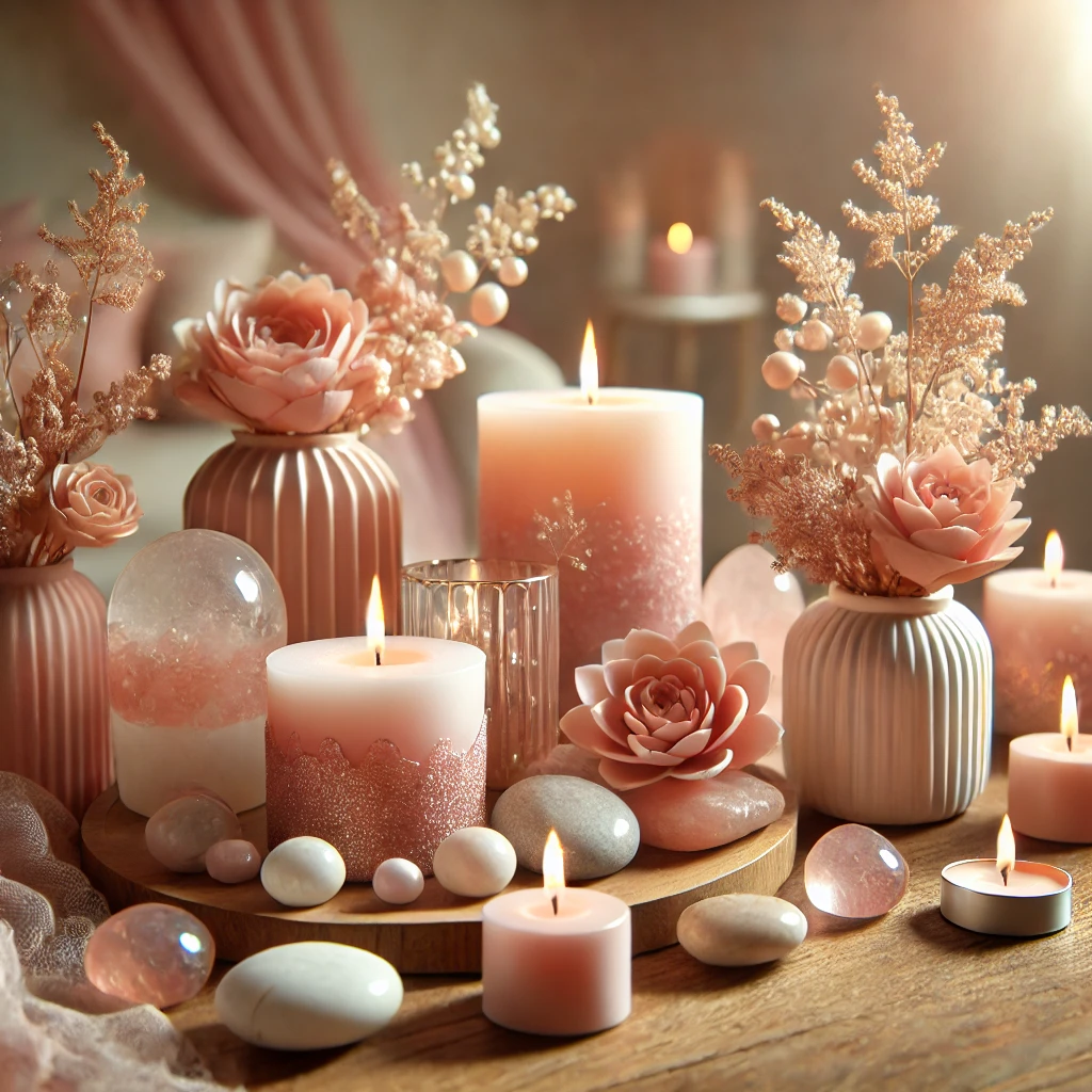 "Je vous propose une sélection d’objets en pierre naturelle, alliant beauté et énergie authentique. 
Que ce soit à travers des bijoux uniques, des bougies élégantes ou des pierres brutes, chaque création apporte une touche de nature et de bien-être à votre quotidien."