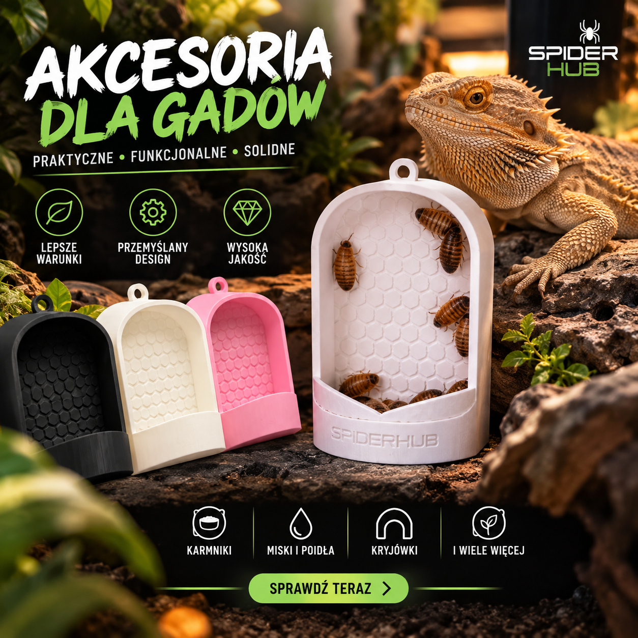 Akcesoria dla Gadów