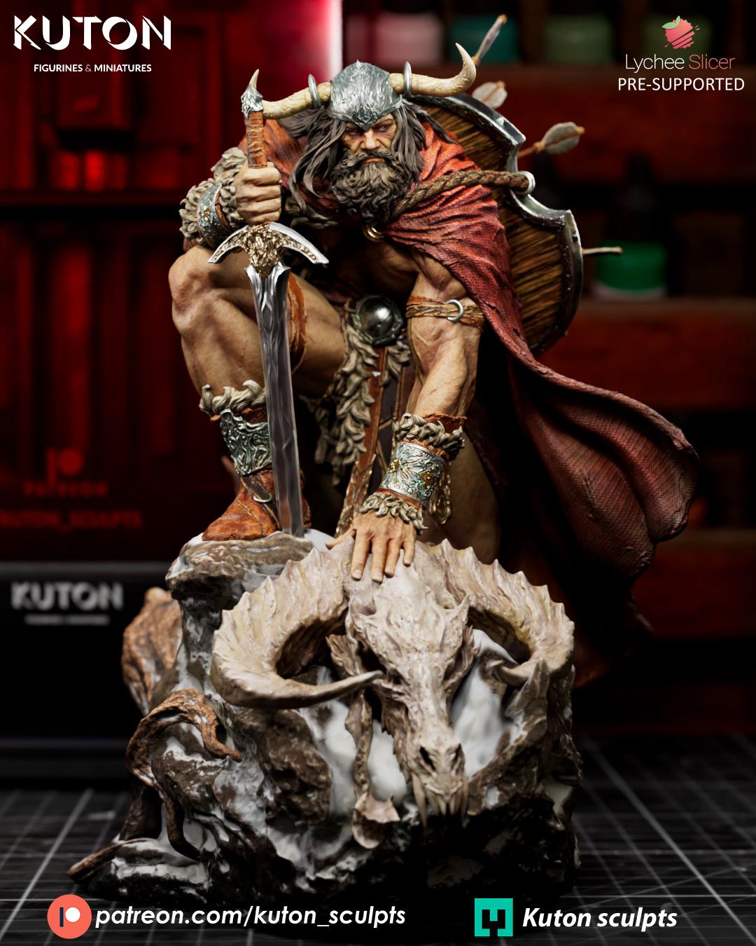 statue fan art heroic fantasy / steampunk