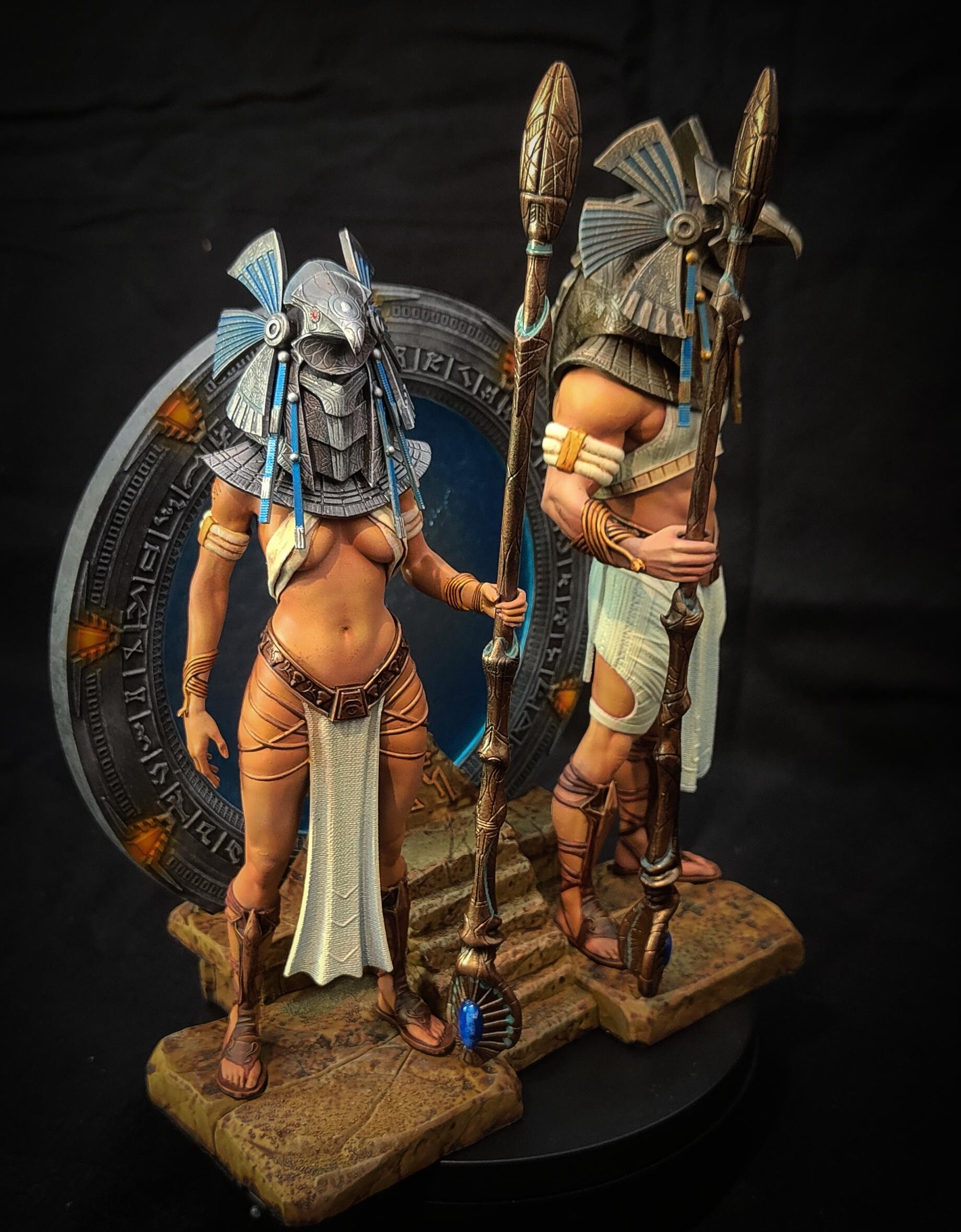 Dioramas résine disponibles à l'impression 3d et peinture par akhprod studio