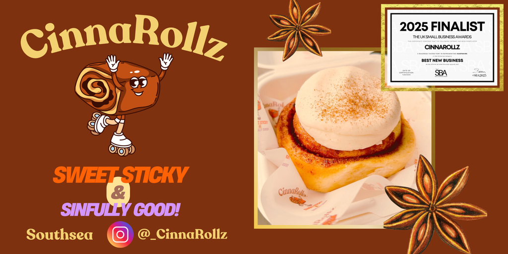 CinnaRollz | The Freshest, Fluffiest Cinnamon Rolls in Southsea