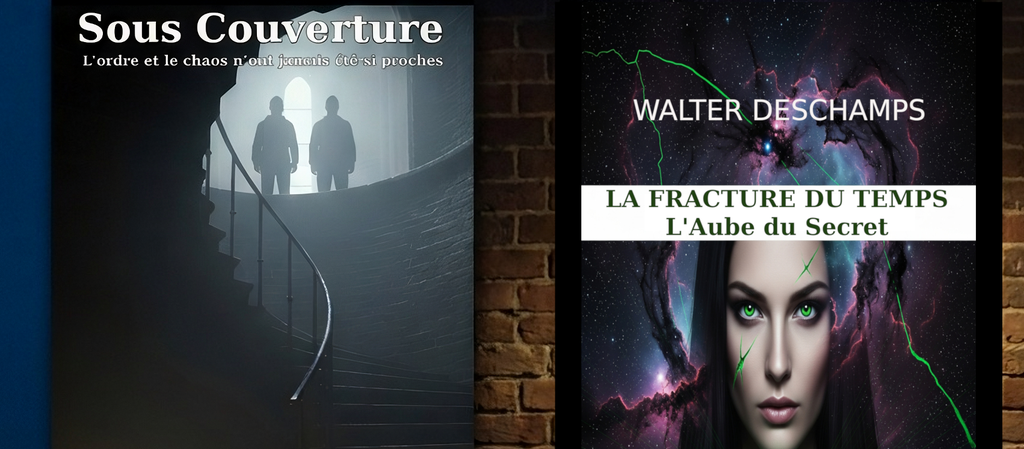 Fracture du Temps et sous couverture nos deux premiers romans