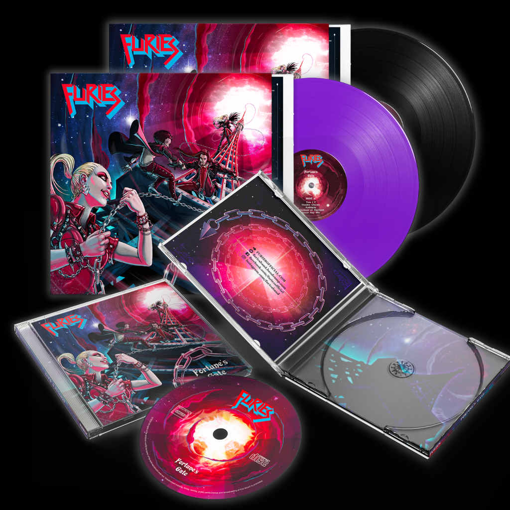 Albums, vinyle, cassettes, CD du groupe de heavy metal Furies