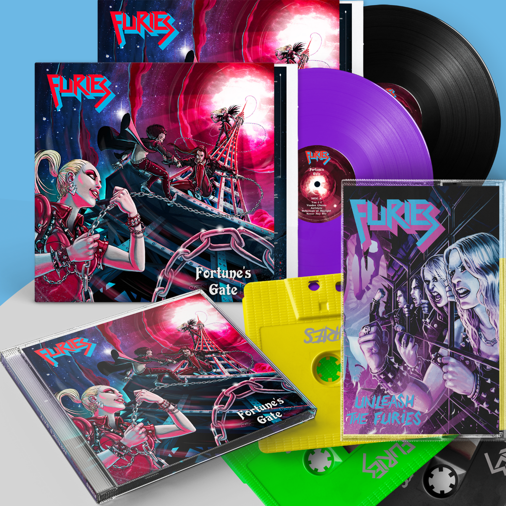 Albums, vinyle, cassettes, CD du groupe de heavy metal Furies