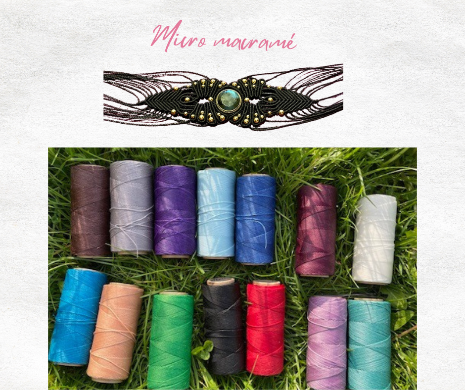 Bijoux micro macramé