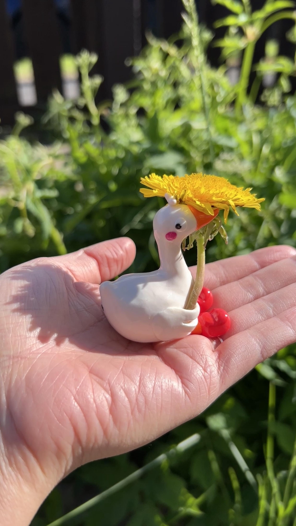 goose desk friend, cute handmade gift