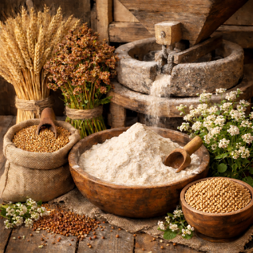 FARINE
Gaëtan de Villaine 
Artisan des champs
Produits bio