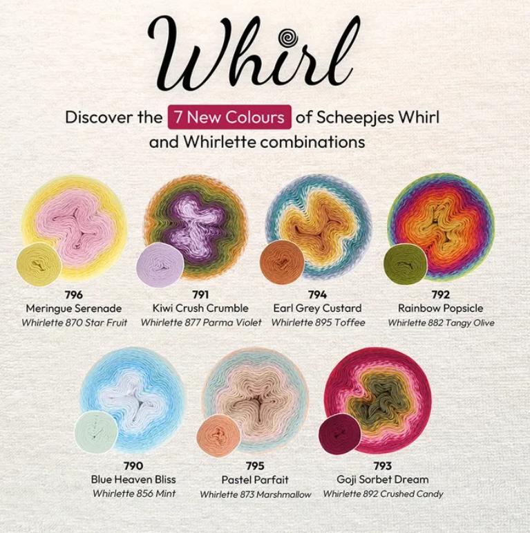 Scheepjes Whirl 7 NEUE FARBEN