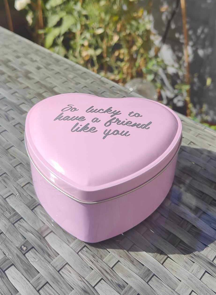 Personalised Heart Tins