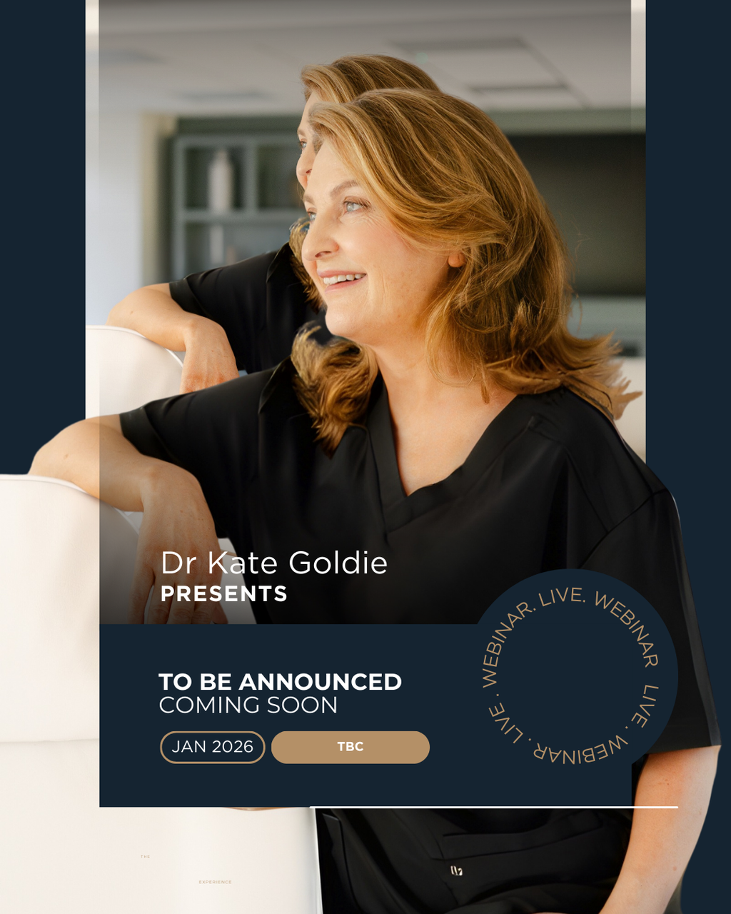 January 2026 - Topic to be Announced with Dr Kate Goldie 