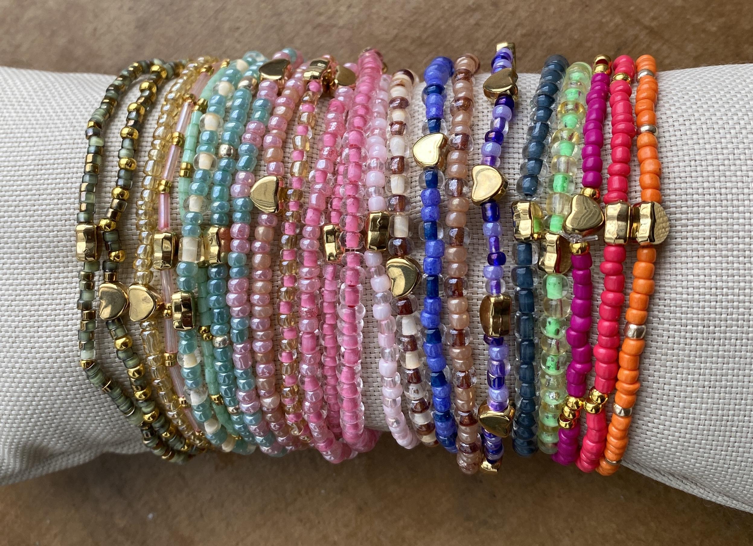 Bracelets en pierres naturelles et en perles fines