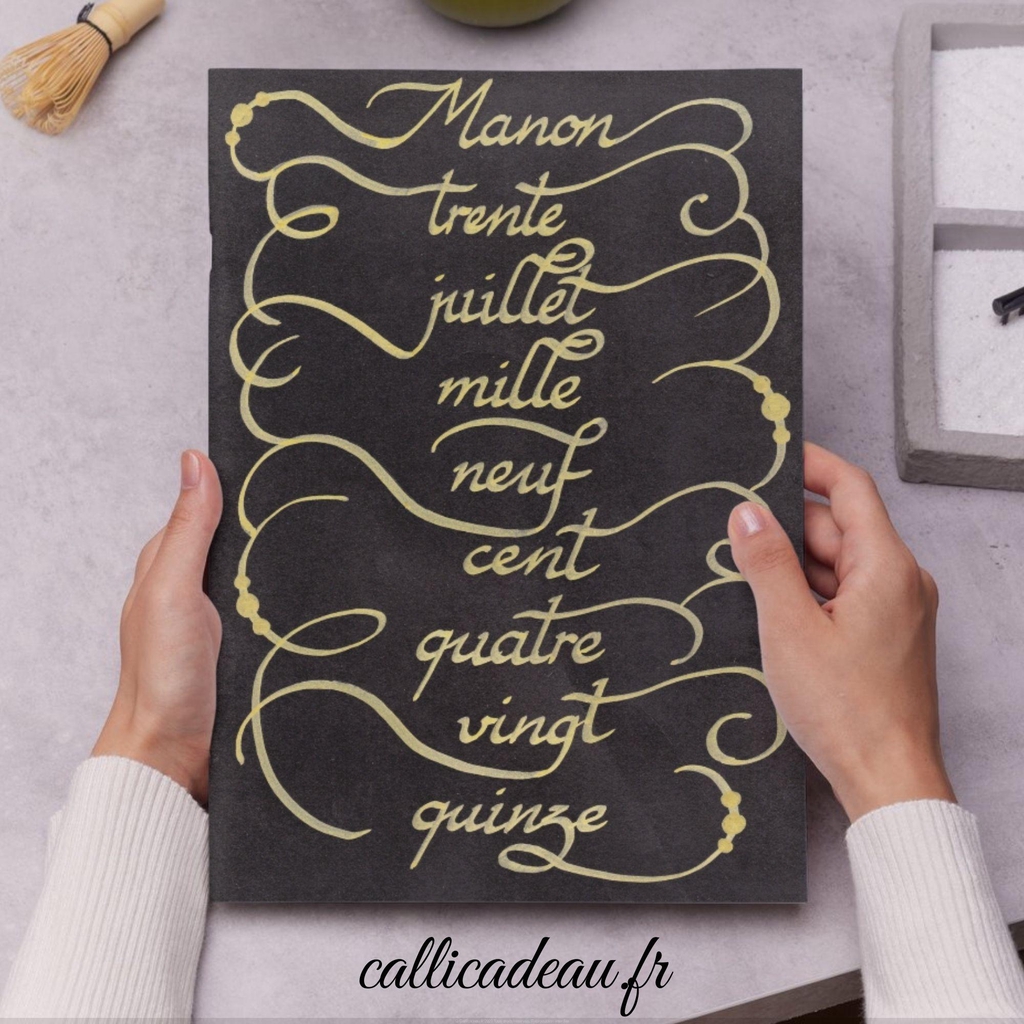 Callicadeau cadeaux calligraphiés affiches