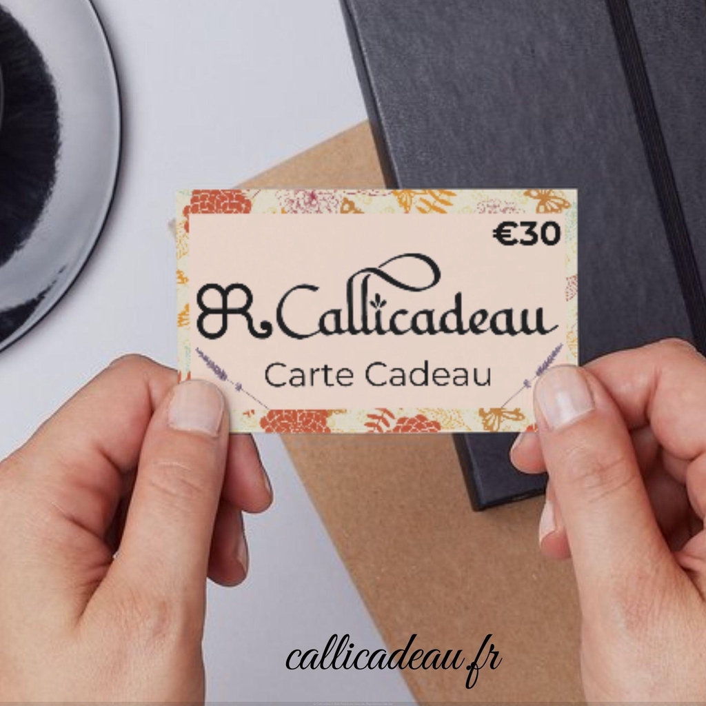 Carte cadeau Callicadeau