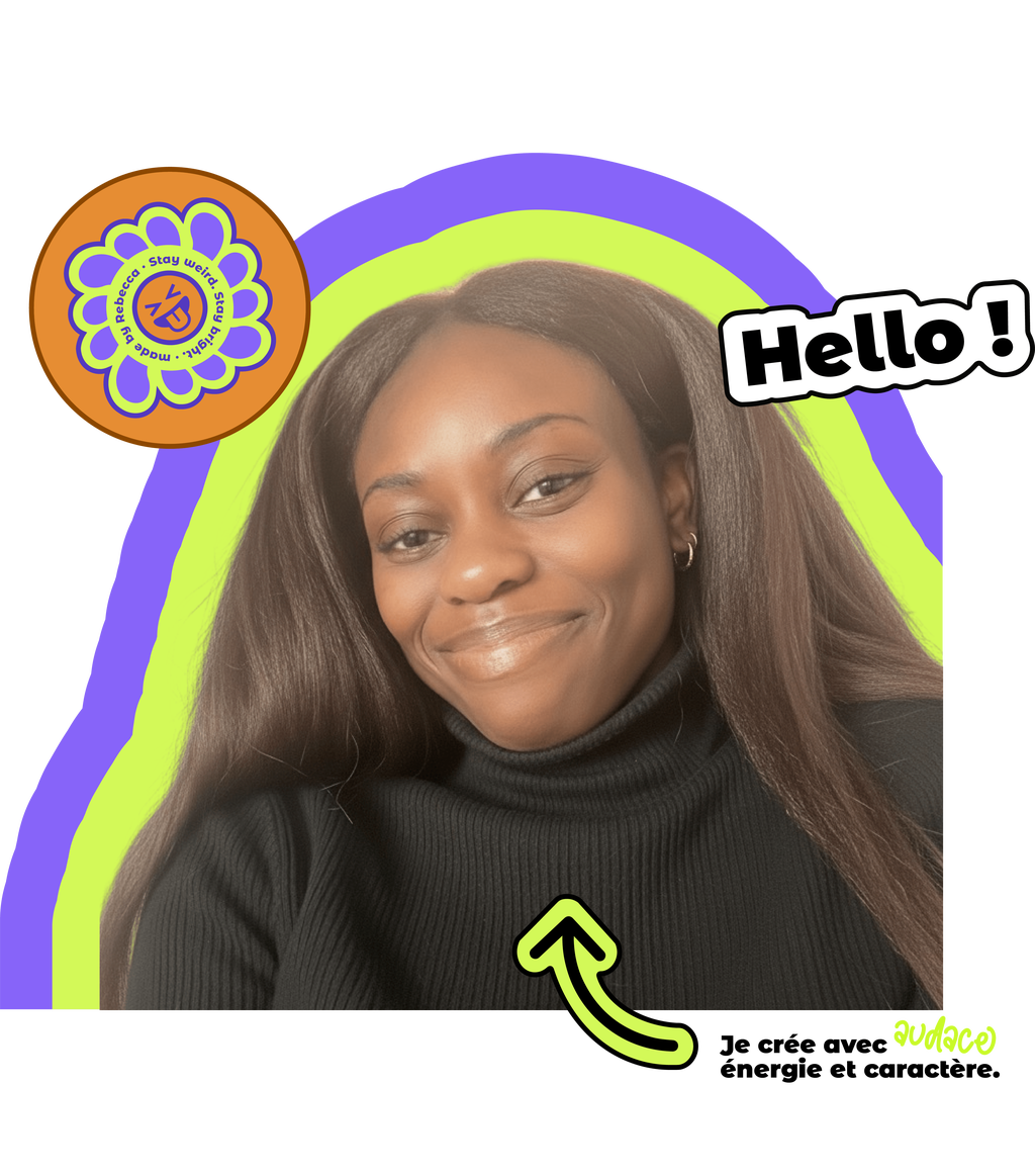 Découvrez l’univers et les héroïnes illustrées par Rebecca Moudiki, graphiste et illustratrice féministe, entre pop culture, metal et influences mythologiques.