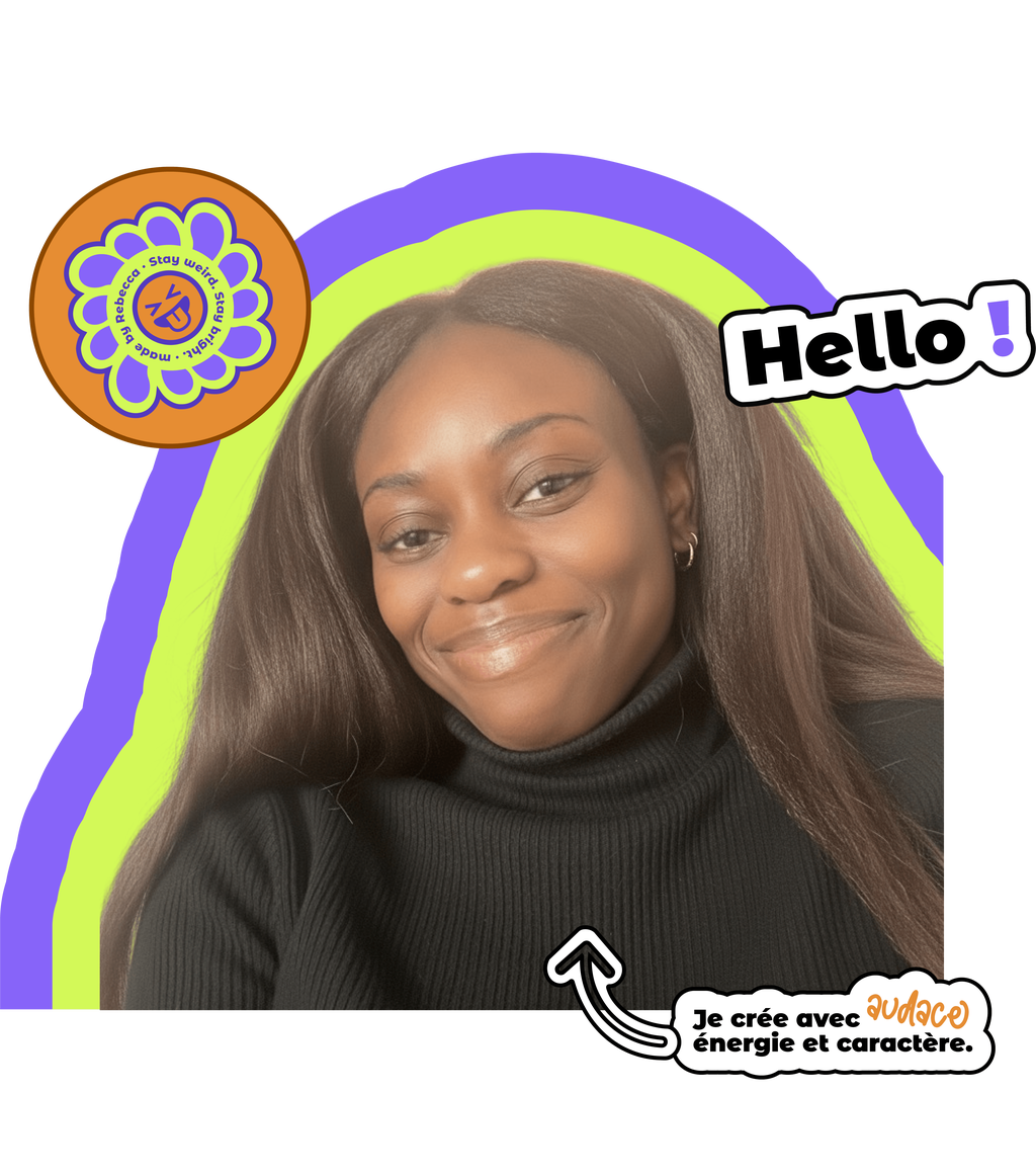 Découvrez l’univers et les héroïnes illustrées par Rebecca Moudiki, graphiste et illustratrice féministe, entre pop culture, metal et influences mythologiques.