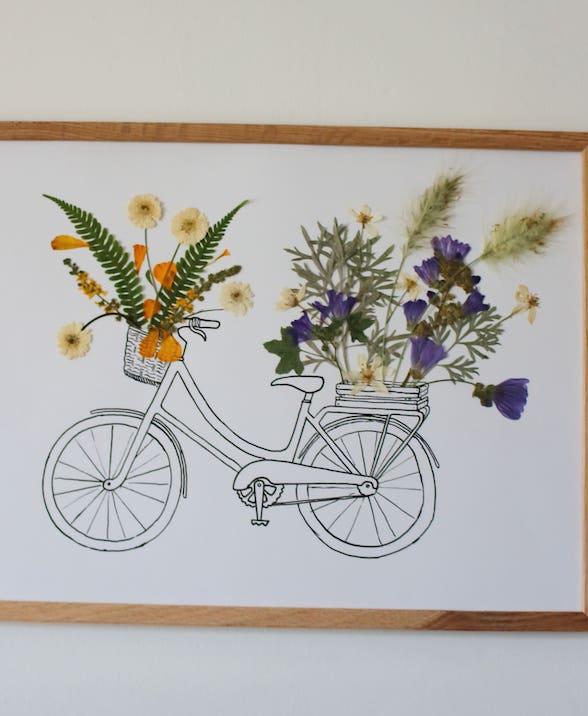 Dessins fleuris - avec Elise