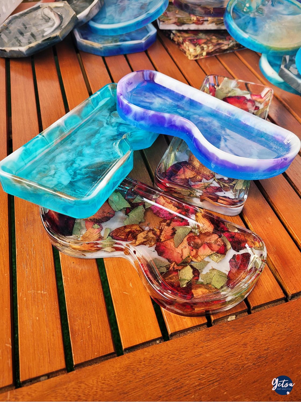 Repose-lunettes en résine epoxy pour ne plus perdre ses lunettes