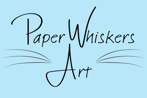 Paper Whiskers Art Paper Collage Animal Artwork