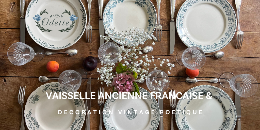 Vente de vaisselle ancienne en ligne, terre de fer, spécialité terre de fer, déco vintage, déco ancienne, Maison Odette