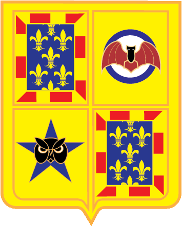 Les deux escadrilles constitutives seront la VB 101 (Tête de Hibou) et la BR 113 (Chauve-Souris), anciennement attribuées au GT I/15. Un insigne d’escadron composite est porté par les aéronefs.
Le Touraine a été initialement (septembre 1944) le GT I/15, devenant GT I/61 le 1er juillet 1947, puis ET 1/61 le 1er octobre 1953.