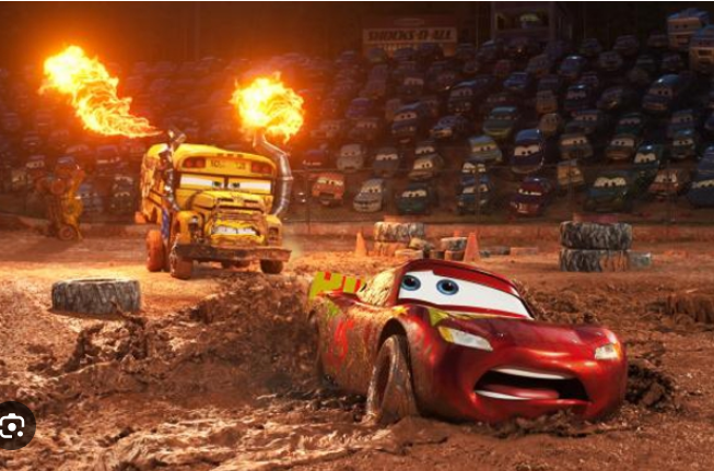 Crazy 8 demolition derby, disney pixar Cars 3