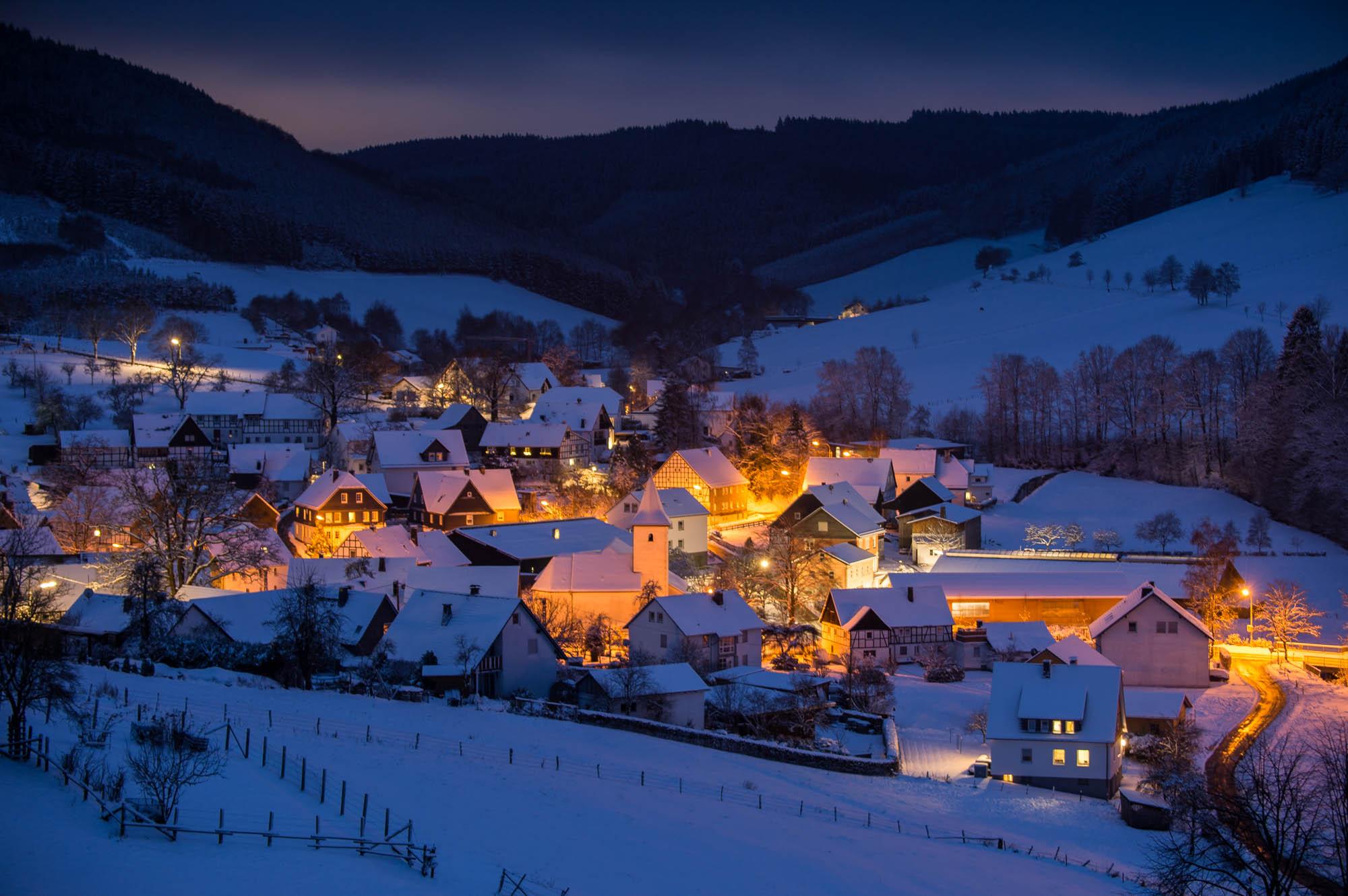 Adventskalender mit Sauerland-Motiven