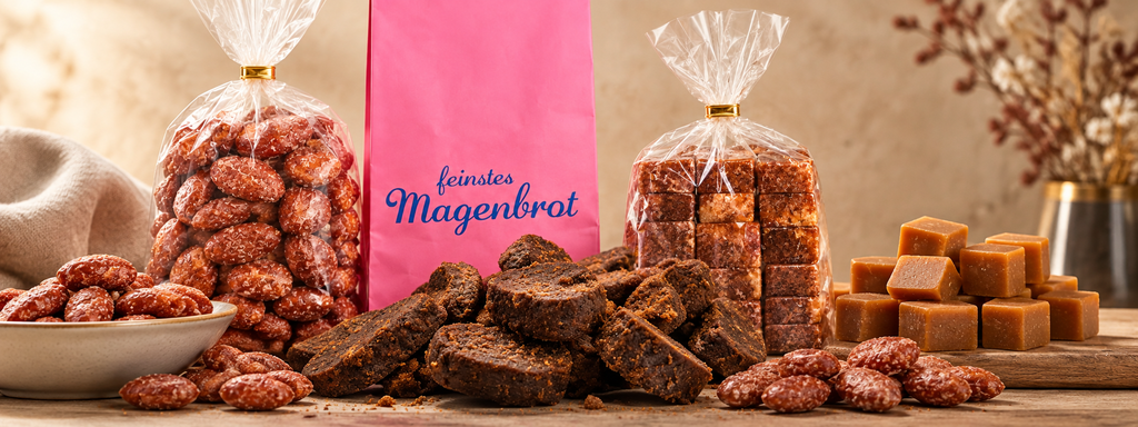 Traditionelle Konfiserie mit Magenbrot und Rahmtäfeli