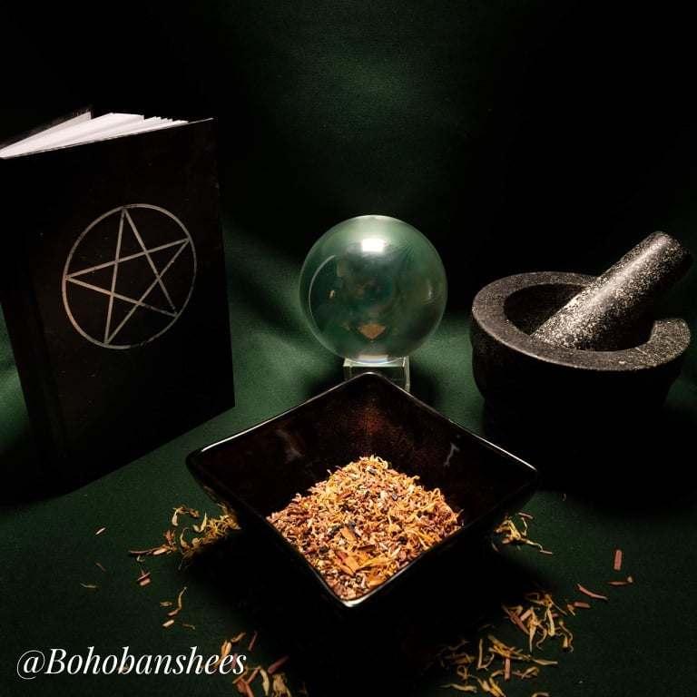 Hand blended raw incense for rituals, spiritual practices, Witchcraft, energy healing and spell work