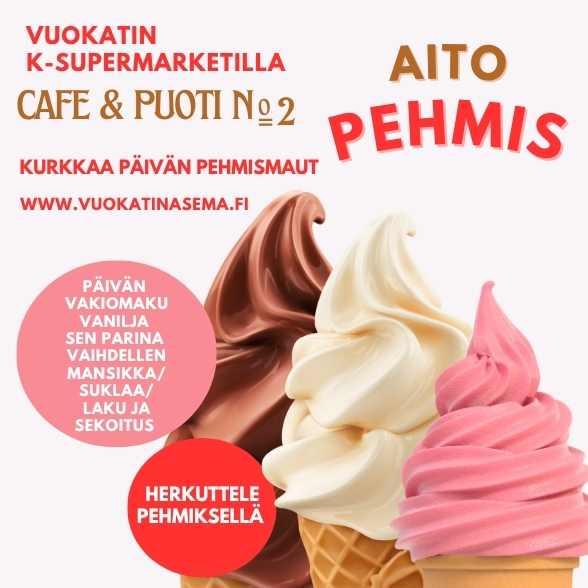 Pehmis kahvila Café & Puoti no 2 Vuokatti Sotkamo