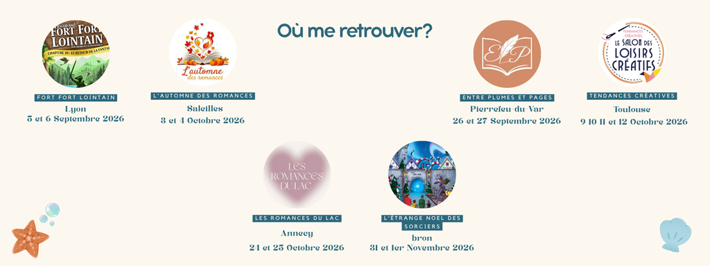 Programme des évènements littéraires et fantastiques pour la fin 2026