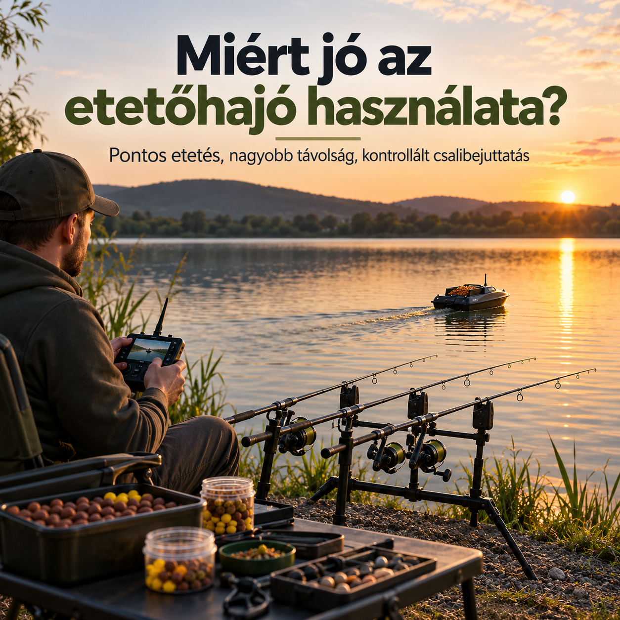 Miért jó az etetőhajó használata? Előnyök és választási tippek