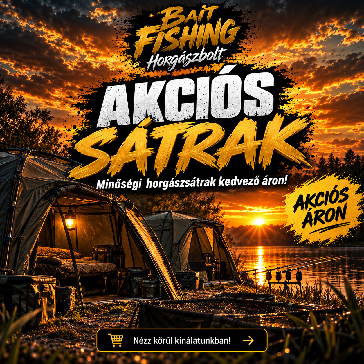 Akciós horgászfelszerelés páros és szett ajánlatok
A Bait Fishing Horgászbolt kínálatában több horgászfelszerelés kedvező páros vagy komplett szett formájában érhető el. Válogass horgászbot párok, orsó párok, bot és orsó kombók, valamint feeder szék és versenyszék szettek közül. Kínálatunkban olyan összeállításokat is találsz, ahol a horgászágy hálózsákkal együtt rendelhető meg.
Célunk, hogy a szükséges felszereléseket egymáshoz illő összeállításban, egyszerűbben és kedvezőbb formában szerezhesd be. Legyen szó feeder horgászatról, pontyozásról vagy kényelmes vízparti felszerelésről, érdemes átnézni aktuális páros és szett ajánlatainkat.
A készlet folyamatosan változik, ezért rendelés és fizetés előtt kérjük, telefonon érdeklődj a kiválasztott termék elérhetőségéről.
☎️ 06/70-323-4834