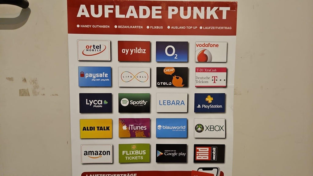 Auflade und Gutschein