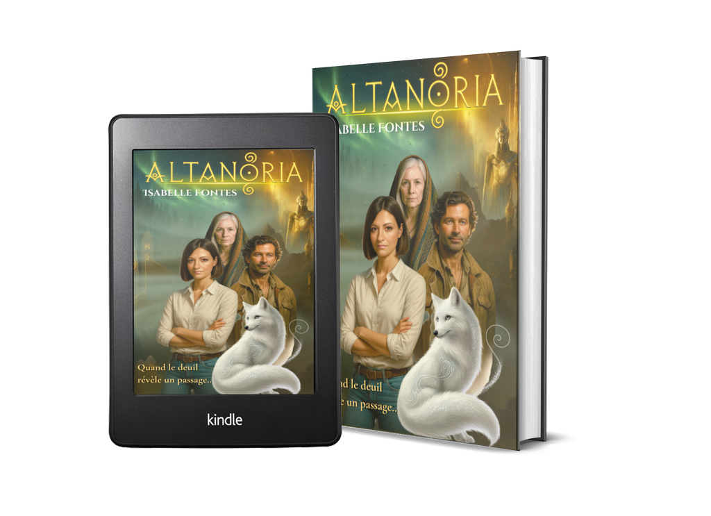 Altanoria raconte l'histoire d'une femme qui vient de perdre son père. Une quête en Irlande puis en Norvège va lui révéler qu'il existe peut-être un passage entre les mondes. C'est une fantasy sur le deuil, l'amour et la renaissance.
