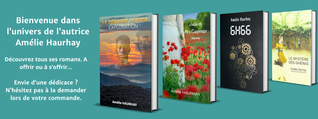 Les romans de l'autrice Amélie Haurhay