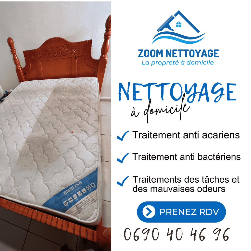 Profitez à nouveau de votre canapé ou matelas  COMME NEUF sans vous déplacer car Zoom s'occupe de tout !