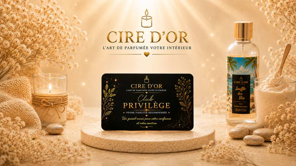Carte Club Privilège Cire d’Or – Programme de fidélité