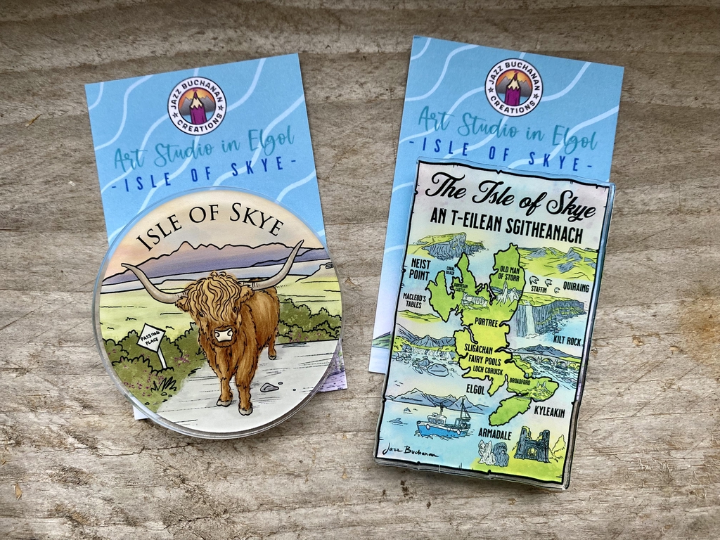 Fridge magnets in acrylic or wood