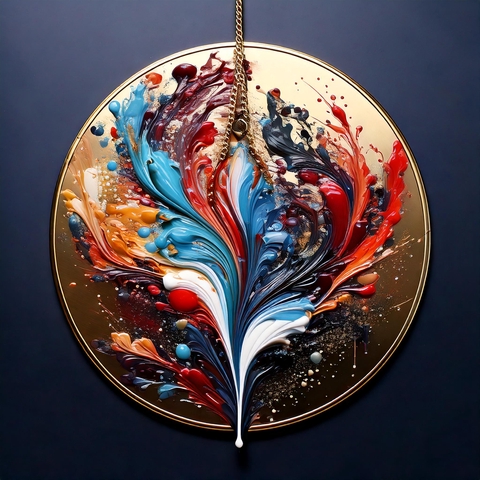 Boutique en ligne d'artistic lau dreamer, créatrice de bijoux à base de peinture pouring et résine epoxy