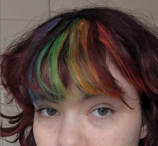 Rainbow bangs review