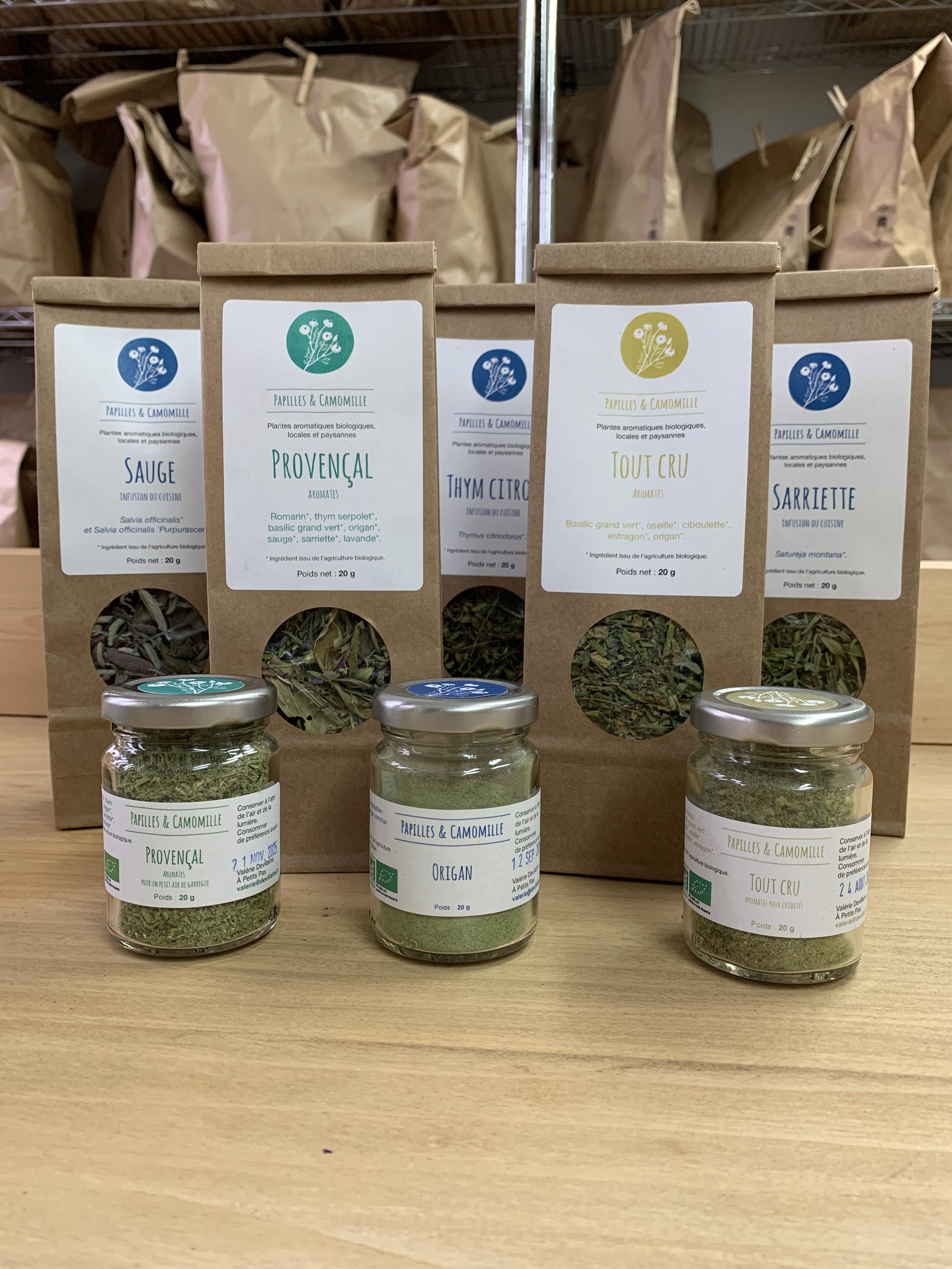 aromates @papillesetcamomille