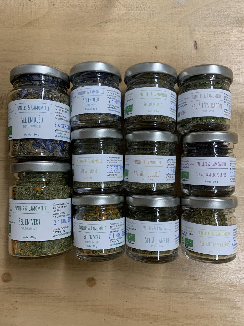 sels aux plantes @papillesetcamomille