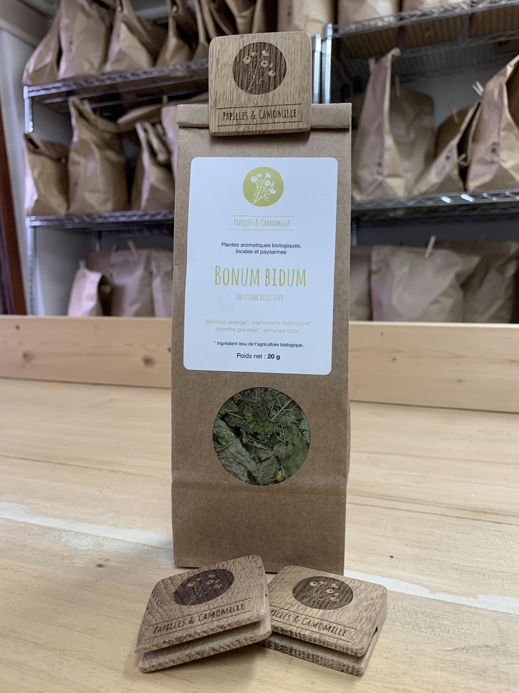 pince en bois @papillesetcamomille