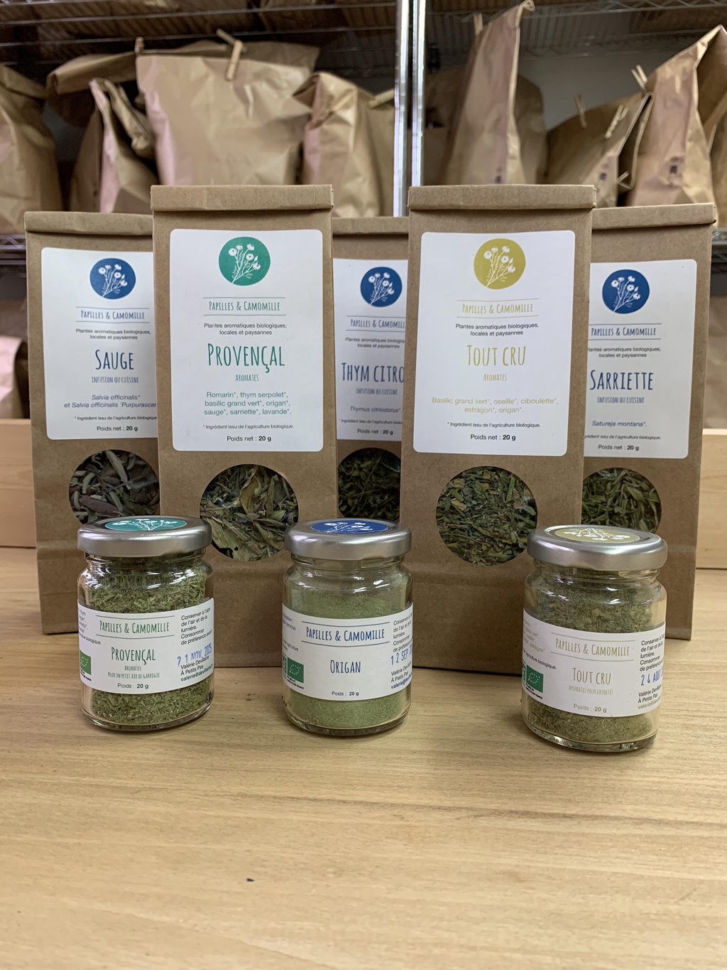 aromates @papillesetcamomille