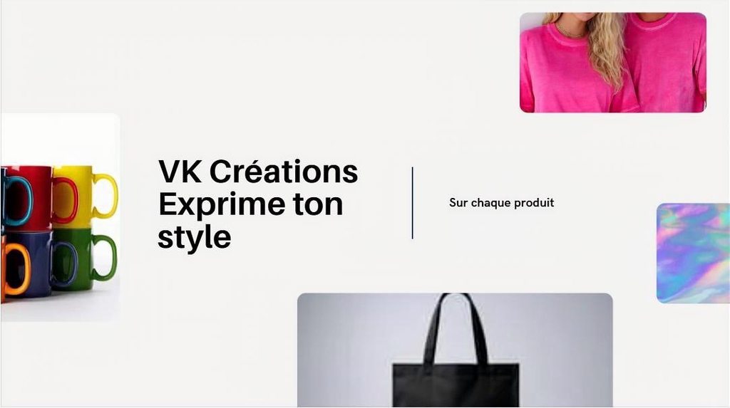 VK Créations – Œuvres d’art imprimées & vêtements personnalisés