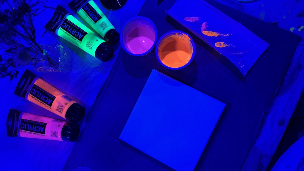 Neon Farben Workshop