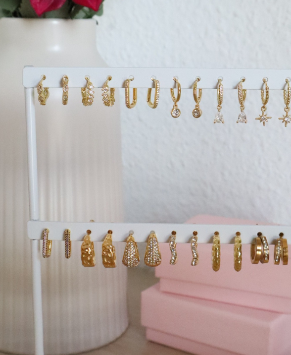 PENDIENTES DE ACERO INOXIDABLE CIRCONITAS PENDIENTE PIERCIENG BISUTERIA