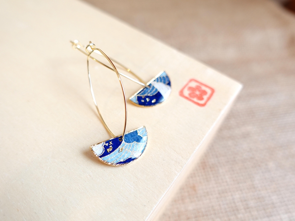 Bijoux papier japonais, bijoux washi, origami