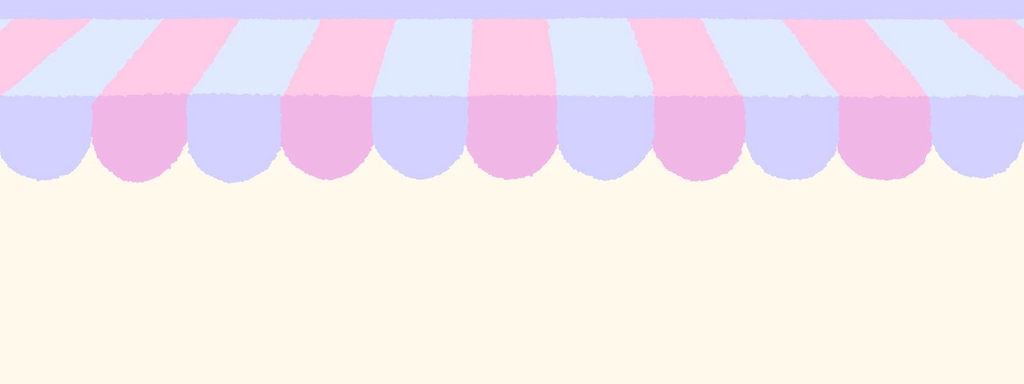Store banner image in a cute and simple style with pastel colors.