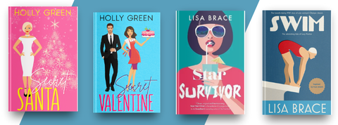 Lisa Brace author, books for sale include Star Survivor, Swim and Holly Green romcoms 